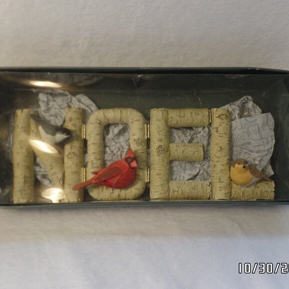 Marjolein Bastin Birch Bird NOEL Christmas Sign - Picture 11 of 12